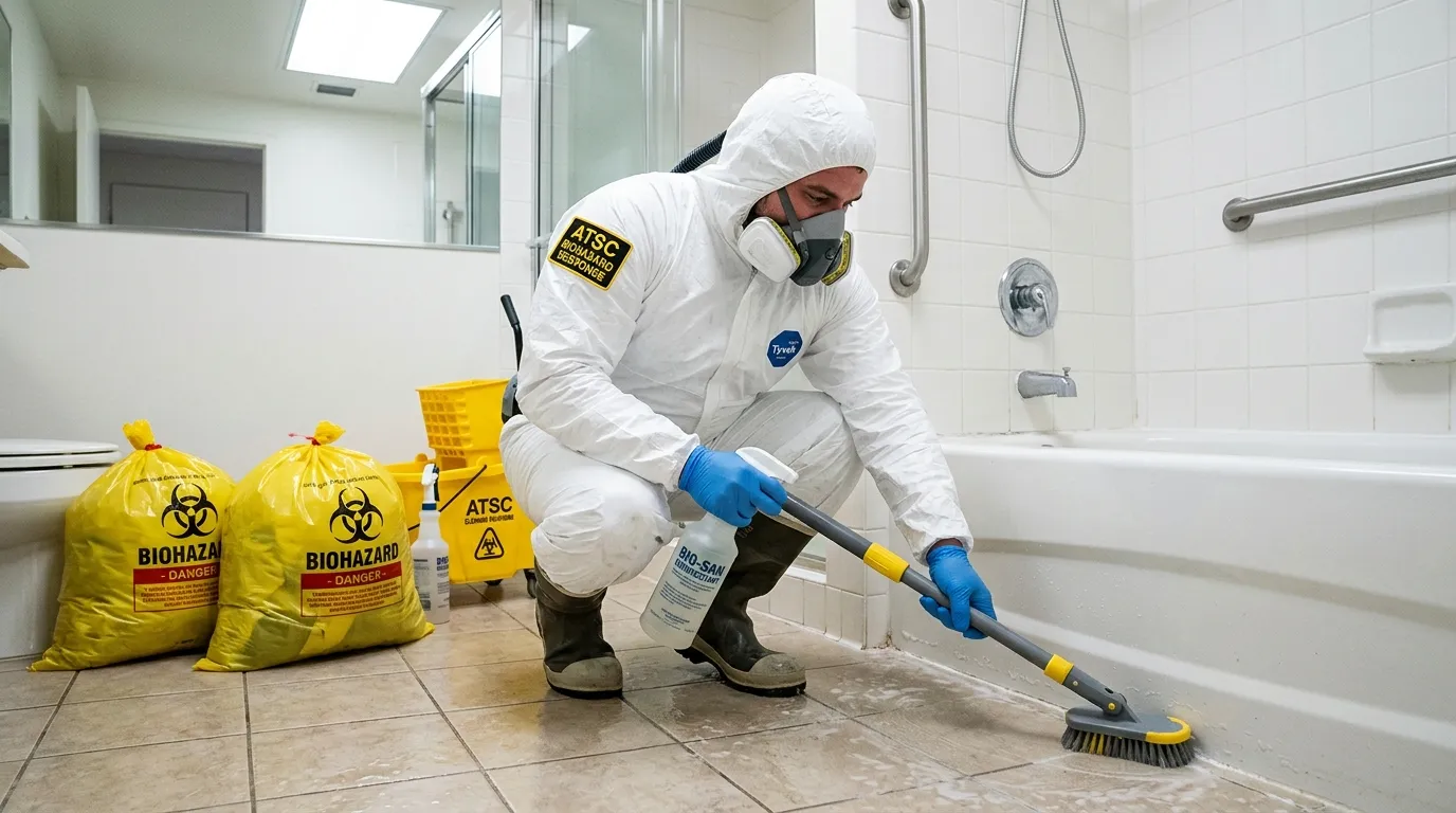 Decontamination equipment deployed for Blood Cleanup in Alief